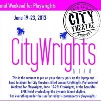 2013 CityWrights Conference Hosts Public Events, Now thru 6/23