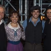 Photo Flash: Catherine Zeta-Jones and Michael Douglas Visit NEWSIES