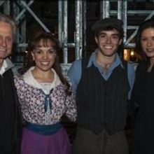 Photo Flash: Catherine Zeta-Jones and Michael Douglas Visit NEWSIES