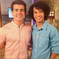Teen Beach Movie's Jordan Fisher Sports 20JEANS Button Down
