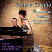 Broadway Veteran Janene Lovullo Performs Cabaret Concert BROADWAY, INTIMATE at the…