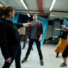Photo Flash: Matt Doyle, Hunter Foster, Ryan Scott Oliver & More in Rehearsal for…