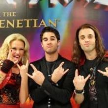 Photo Flash: Darren Criss Attends ROCK OF AGES in Vegas!