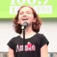 TV: Broadway's New ANNIEs Invade Bryant Park- Taylor Richardson, Sadie Sink & More!