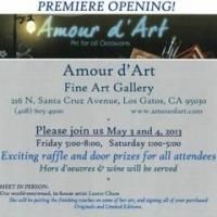 Amour d'Art Brings Presents Fine Art Gallery in Los Gatos, California, Today