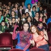 Photo Coverage: Students from PS 69 Journey Prep Visit SPIDER-MAN