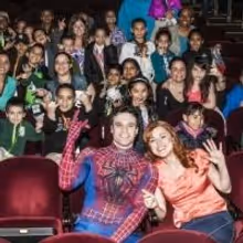 Photo Coverage: Students from PS 69 Journey Prep Visit SPIDER-MAN
