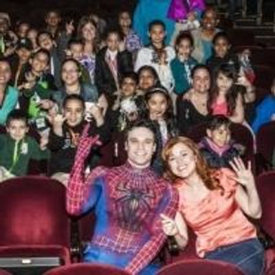 Photo Coverage: Students from PS 69 Journey Prep Visit SPIDER-MAN