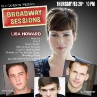 Lisa Howard, Max Chernin, Josh Tolle and Joe Moeller to Perform at this Week's…