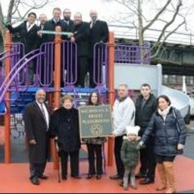 Photo Flash: NYC Parks Cuts Ribbon on Nicholas A. Brizzi Playground Reno in Borough Park