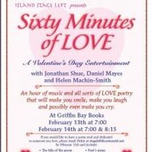 Island Stage Left to Present SIXTY MINUTES OF LOVE, 2/13-14