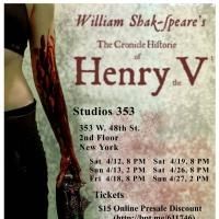 Bad Quarto Productions to Present Shakespeare's THE CRONICLE HISTORIE OF HENRY THE…
