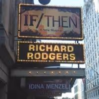 Photo Flash: First Look at the IF/THEN Broadway Marquee!