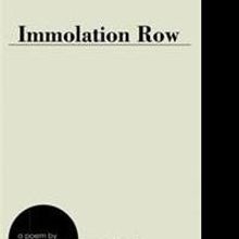 Tony Sanders Releases IMMOLATION ROW