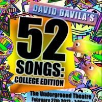 Daniel Quadrino, Ruby Rakos and More Set for David Davila's 52 SONGS: COLLEGE…