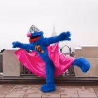 Photo Flash: SESAME STREET's Super Grover and FAB 5 Visit Rockefeller Center's Top…