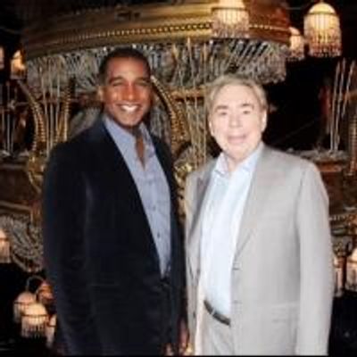 Photo Flash: Andrew Lloyd Webber &amp; Norm Lewis Prep for PHANTOM Debut!