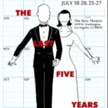 StolenDress Entertainment's THE LAST FIVE YEARS Plays The Attic Theater, Now thru 7/2