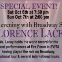 Good Theater Kicks Off 11th Season with Florence Lacey, 10/6 & 7