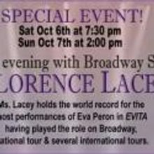 Good Theater Kicks Off 11th Season with Florence Lacey, 10/6 & 7