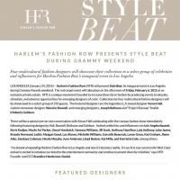 Harlem's Fashion Row Presents Style Beat for the Grammys