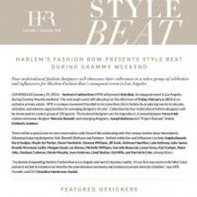 Harlem's Fashion Row Presents Style Beat for the Grammys