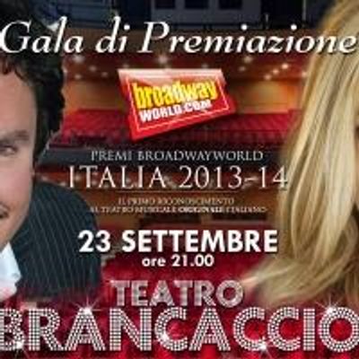 Premi BroadwayWorld 2013-14: Gala di Premiazione il 23 settembre al Teatro BRANCACCIO!