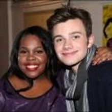 Photo Coverage: GLEE's Chris Colfer Visits Amber Riley Backstage at COTTON CLUB…