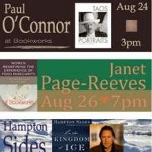 This Week at Bookworks Includes Paul O'Connor, Janet Page-Reeves and More
