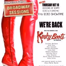 Cast of KINKY BOOTS Set for Tonight's Broadway Sessions