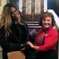 Photo Flash: Laverne Cox, Joy Behar Visit SNOW ORCHID Off-Broadway!