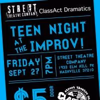 Street Theatre's Teen Improv Troup to Host 'Teen Night,' 9/27