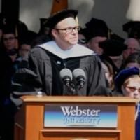Photo Flash: Norbert Leo Butz Gives Webster University Commencement Speech at the…