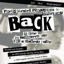 Poetic Theater's BACK Begins Previews Tonight