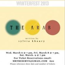 Manhattan Repertory Theatre to Stage THE ARAB for Winterfest 2013, 3/6-9