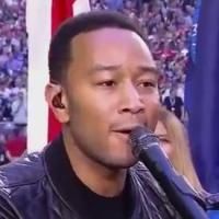 VIDEO: John Legend Performs 'America, the Beautiful' at the Super Bowl XLIX