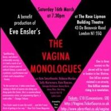 One Billion Rising UK Art Festival Presents THE VAGINA MONOLOGUES Benefit Show Tonigh