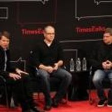 Photo Coverage: Matt Damon & Gus Van Sant Visit TIMESTALKS