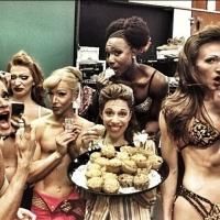Photo Flash: Saturday Intermission Pics, April 6 - KINKY BOOTS and LUCKY GUY…