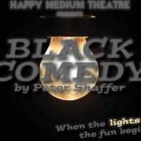 Happy Medium Presents BLACK COMEDY, Now thru 6/22