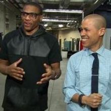 NBA Star Russell Westbrook Visits CBS SUNDAY MORNING Today