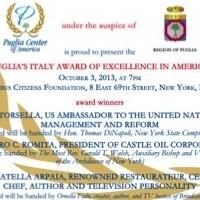 Puglia Center of America to Host Annual Award Ceremony at Columbus Citizens…
