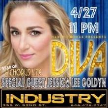 Jessica Lee Goldyn Set for Marty Thomas Presents DIVA at Industry Bar, 4/27