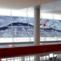 Ellen Harvey & Jan Baracz's YOU ARE HERE Dedicated in PHL Terminal F