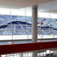 Ellen Harvey & Jan Baracz's YOU ARE HERE Dedicated in PHL Terminal F
