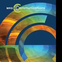 MRS Communications Announces Inaugural Impact Factor