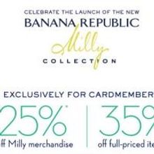 Daily Deal 5/31/13: Milly x Banana Republic