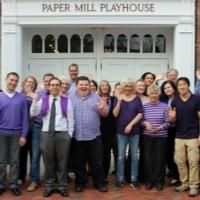 Photo Flash: Paper Mill's HONEYMOON IN VEGAS Company Supports Spirit Day 2013…