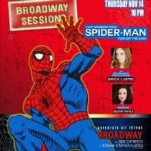 Broadway Sessions to Welcome SPIDER-MAN Cast Members, 11/14