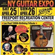 The NY Guitar Show & Expo to Tribute Les Paul's 100th Birthday, 4/25-26